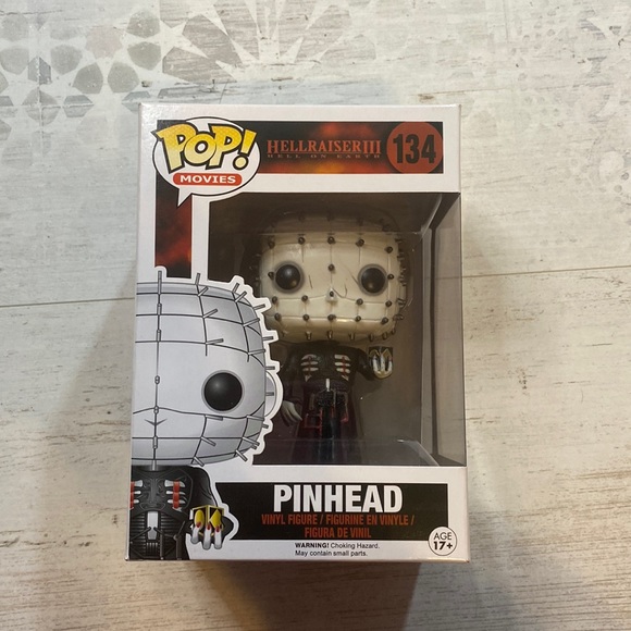 Funko Other - Funko Pop Pinhead #134 Hellraiser III Hell on Earth Horror Figure